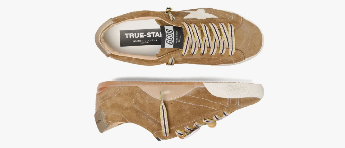 Only on FARFETCH:  Exclusive Golden Goose True-Star Sneaker Slider